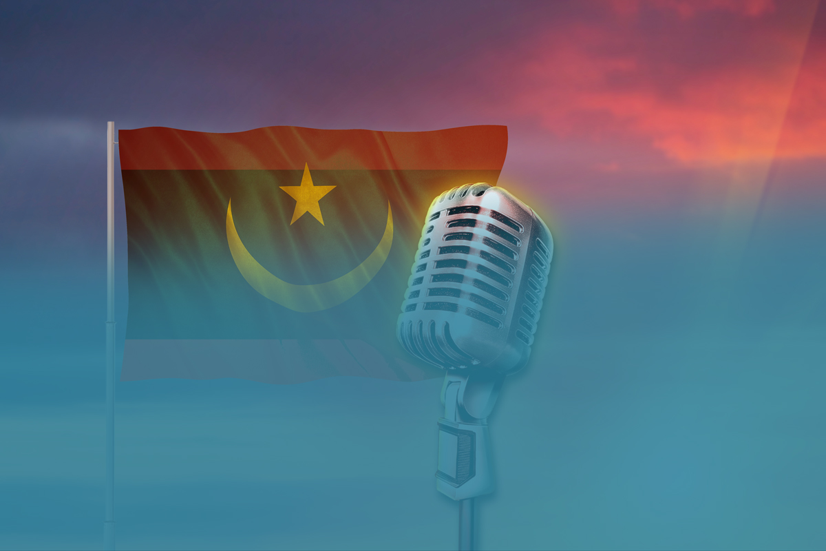 المنشد محمد الانصاري من موريتانيا في تجارب الاداء الصوتي